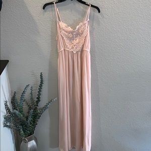 Long blush dress